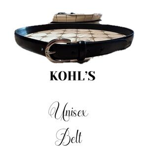 Unisex KOHL’S Black Belt Sz XL